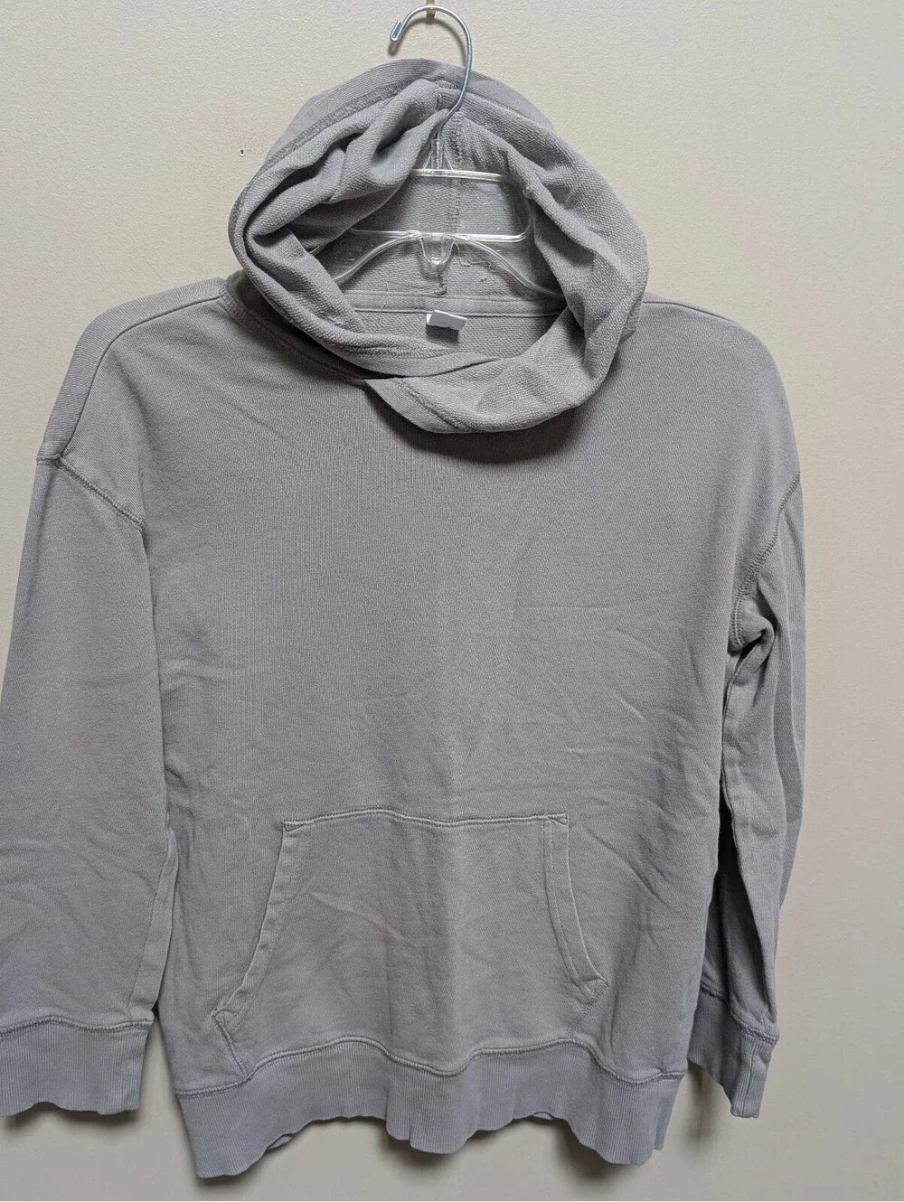 Old Navy PS X ON Popsugar Gray Hoodie Sweatshirt Size Large 10-12